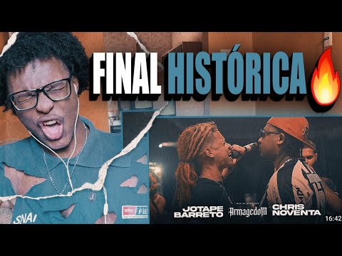 (O MELHOR DO ANO 🔥🔥🔥 ) NOVENTA e CHRIS vs JOTAPE e BARRETO | React [MDM ARMAGEDOM - Final]