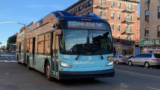 Riverside Dr Bound 2018 New Flyer XN60 Xcelsior 1004 Bx6 SBS From Intervale Av To Riverside Dr