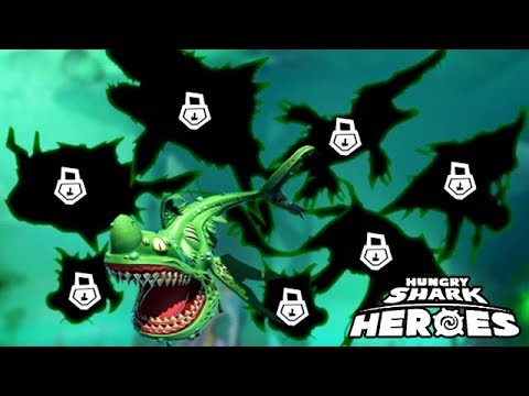 ALL MUTATED SHARKS (HUNGRY SHARK HEREOS)