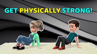 ARMS + LEGS + SHOULDER KIDS EXERCISE: Get Physically Strong!