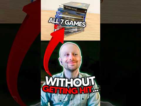 This Guy Beat Every Soulsborne Game Without Taking Damage #shorts