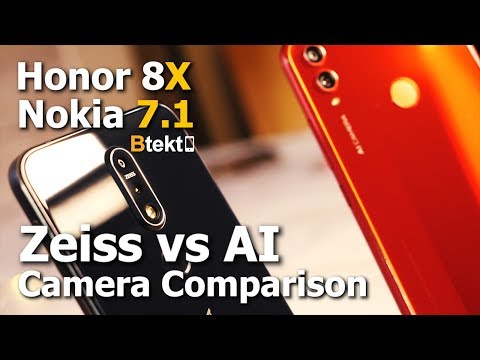 Honor 8X vs Nokia 7.1 Btekt Camera Comparison | Zeiss Quality or AI Camera Tricks? Video