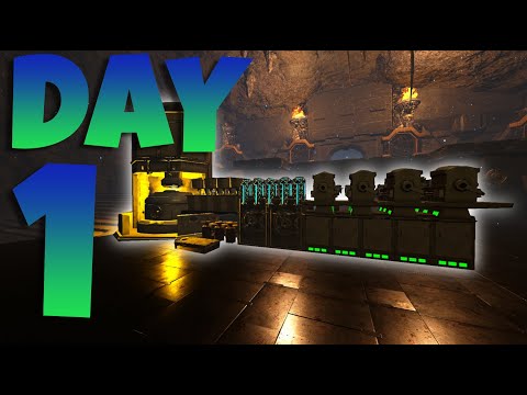The Start of a 6-Man Alpha Tribe Day 1 - Ark PvP