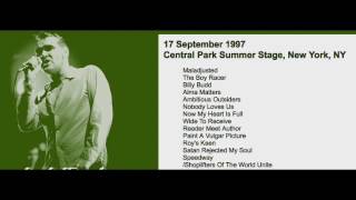 MORRISSEY - September 17, 1997 - New York, NY, USA (Full Concert) LIVE