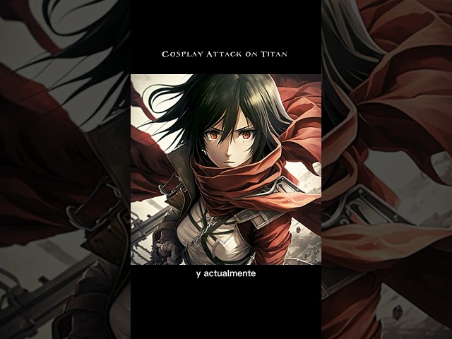 Vídeo relacionado con Black Sugar Bufanda caliente Mikasa Ackerman Disfraz Shingeki No Kyojin Anime Manga Disfraces Cosplay Rojo, Poliéster rojo, Talla única