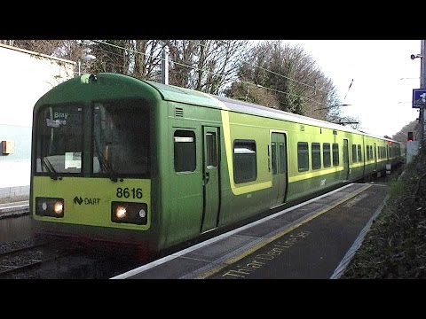 IE 8510 Class Dart Train number 8616 - Raheny Station, Dublin