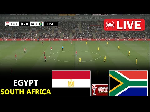 Egypt vs South Africa | Africa Cup Of Nations 2025 | Full Match Streaming | PES 21 Simulatio