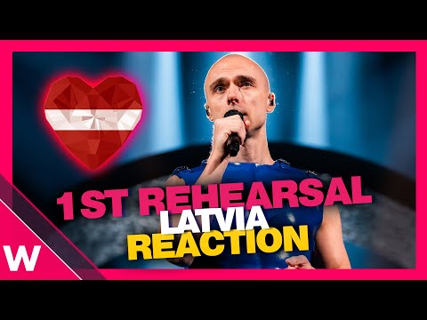 ???????? Latvia First Rehearsal (REACTION) Dons "Hollow" @ Eurovision 2024