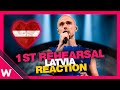 🇱🇻 Latvia First Rehearsal (REACTION) Dons 