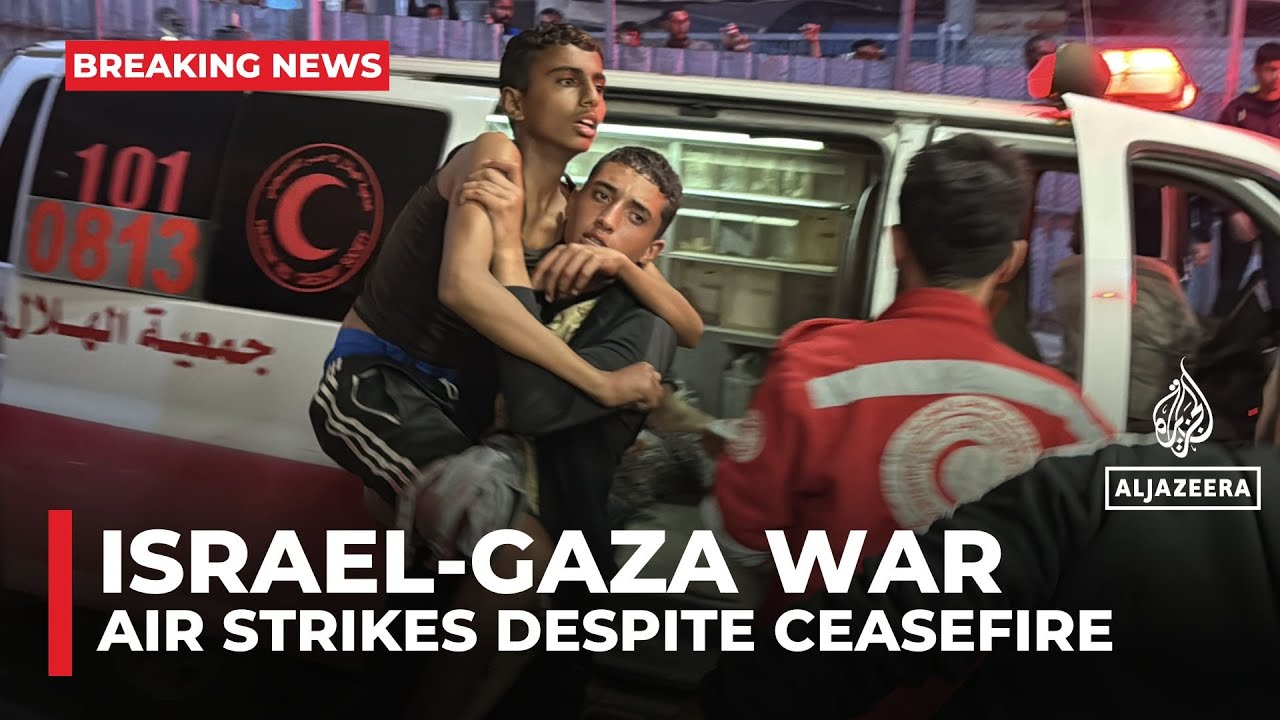 At least 25 Palestinians killed in Israeli strikes across Gaza despite ceasefire