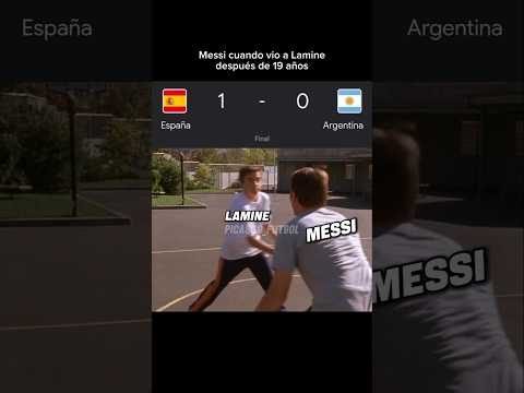 Y cuando vio el gol de Ferrán 😅🔥⚽️ #football #messi #lamineyamal #mundial2026 #meme #picassokai