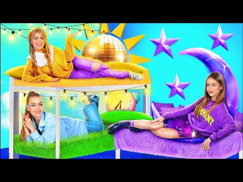 We Build a Bunk Bed for Triplets!