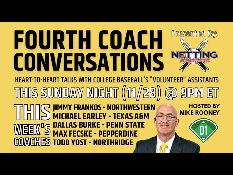 Fourth Coach Conversations (Presented by Netting Professionals) - November 28th