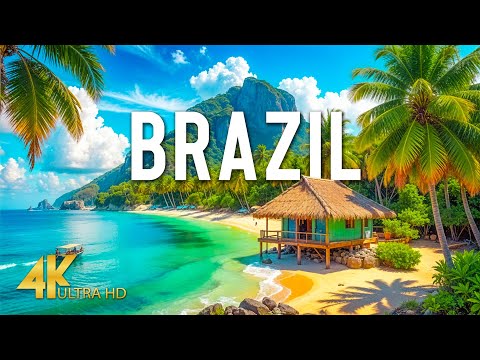 FLYING OVER BRAZIL 4K UHD –Aerial Views of Rio, Iguazu Falls & Scenic Relaxation with Soothing Music