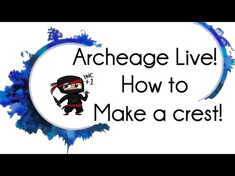 Archeage Live! - How To: Make a Crest!