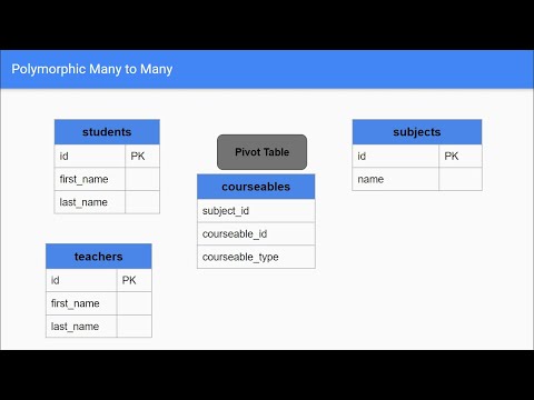 Lesson 7 - Many to Many Polymorphic Relationship