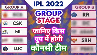 IPL 2022 -New Group Stage System and Teams Revealed For Next IPL | MY Cricket Production