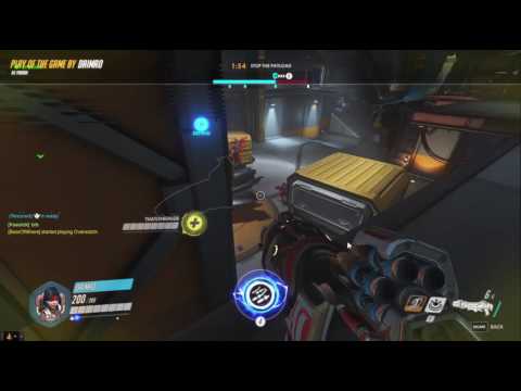 Overwatch - Pharah - Team kill Barrage Ult.