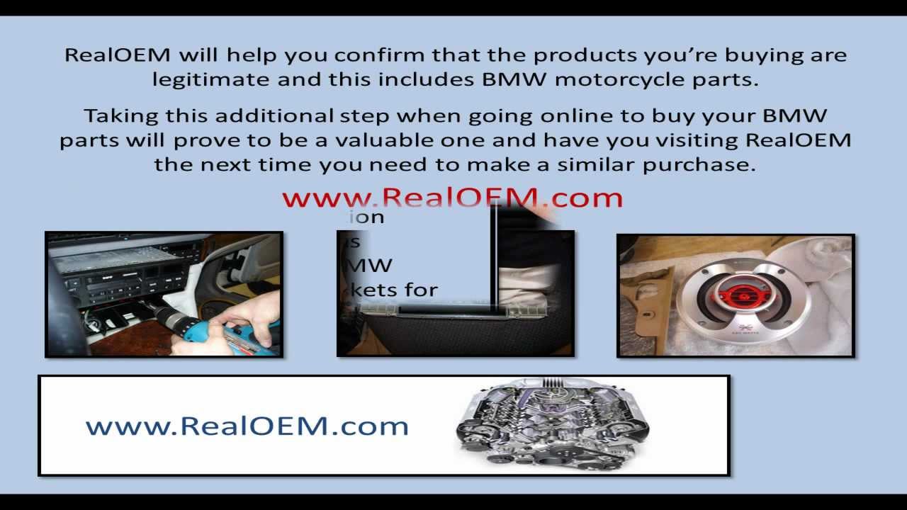 RealOEM Helps When Going Online To Buy BMW Spare Parts