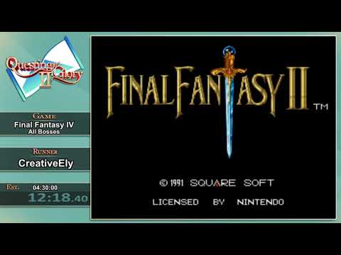 Questing for Glory 2: Final Fantasy IV All Bosses by CreativeEly