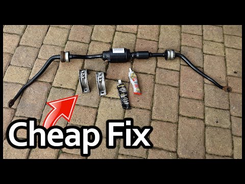 BMW DYNAMIC DRIVE SWAY BAR LEAK CHEAP FIX!
