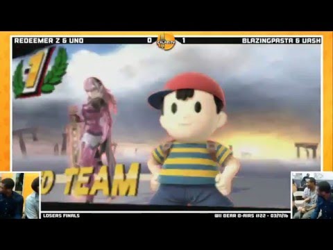WBB #22 | BlazingPasta & Vash vs Redeemer Z & Uno - Losers Finals - Smash 4 Doubles
