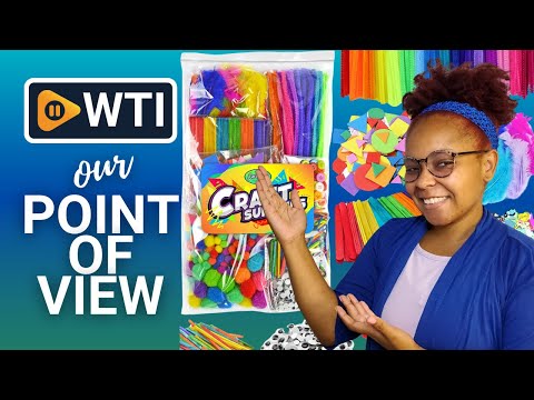Arts & Crafts Supplies Kits & Materials Set for Kids - WTI product video review