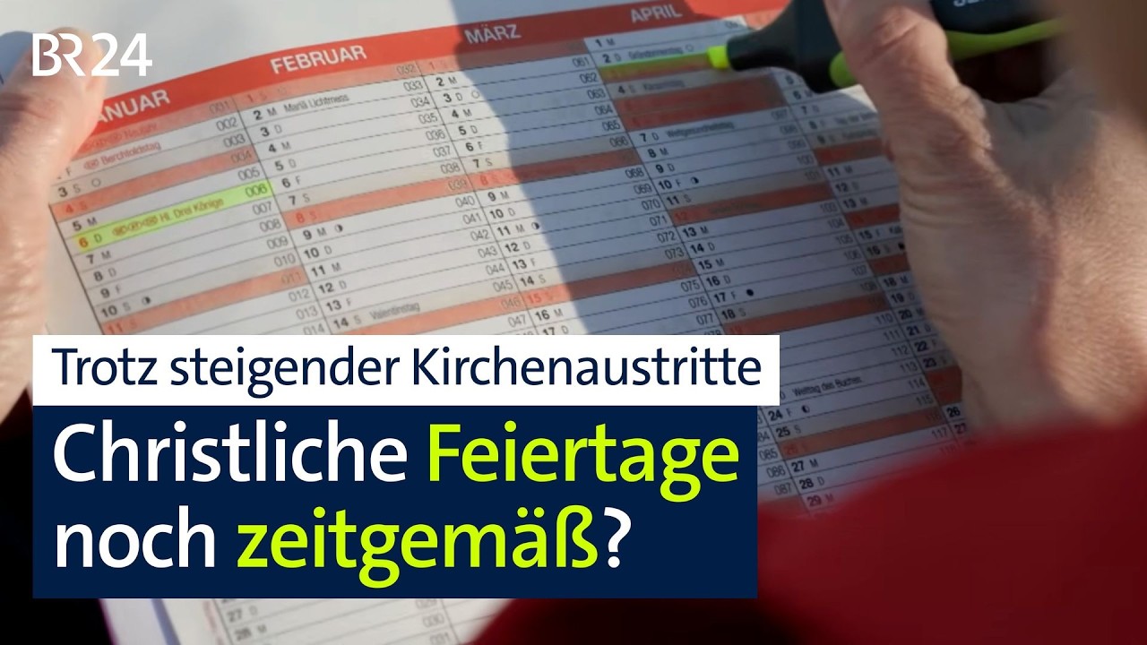 Christliche Feiertage – noch zeitgemäß bei zunehmenden Kirchenaustritten? | Abendschau | BR24