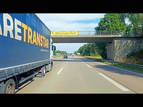🇩🇪Germany  I Autobahn A9 I Travelling from Munich to Berlin I Eurotrip