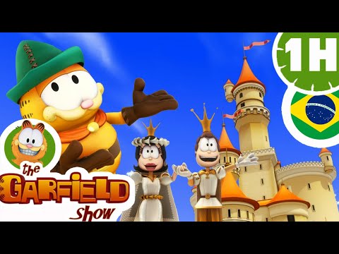 👸🏼Garfield, a princesa e o dragão! 🐉- Nova compilação