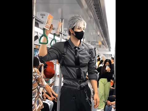 Infinite ♾️ 🍷Aura Moment in Public | Cosplay #anime #cosplay #japan