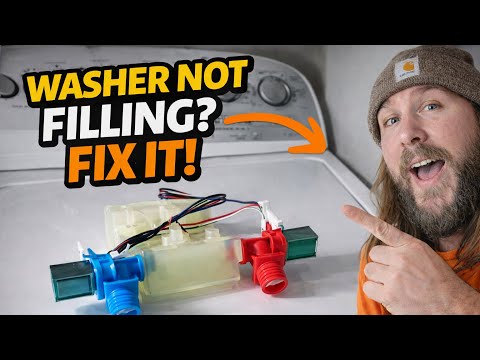 Washer not filling up? How to Replace a Whirlpool Washer Water Inlet Valve (DIY Repair Guide)