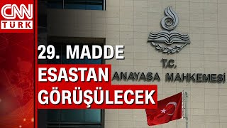 AYM, Dezenformasyonla Mücadele Yasası'nın 29. maddesinin iptalini esas