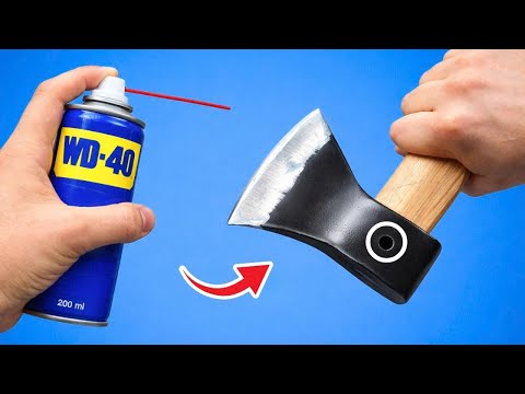 The Secret Behind the Hole in an Axe! Sharpen It Razor-Sharp in Just 2 Minutes! 😱