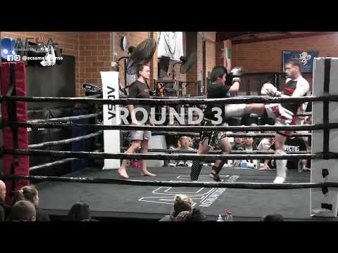 Chee Leong Cheong VS Carrington Thomas - ACSA Novice Muay Thai Interclub 29th October 2022