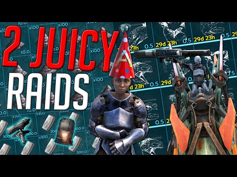 2 JUICY DUO RAIDS In 5 Minutes - ARK