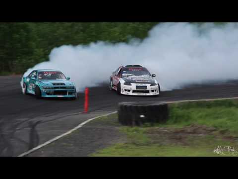 Alex Blanchette Leading Jonathan Guitard - Dmcc Drift 2015 Round 2