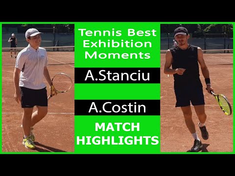 Tennis Exhibition Match | Clay Court | Angel Stanciu - Alex Costin | Tenis Partener | Highlights