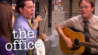 Dwight and Andy&#39;s MUSICAL DUEL for Erin  - The Office US