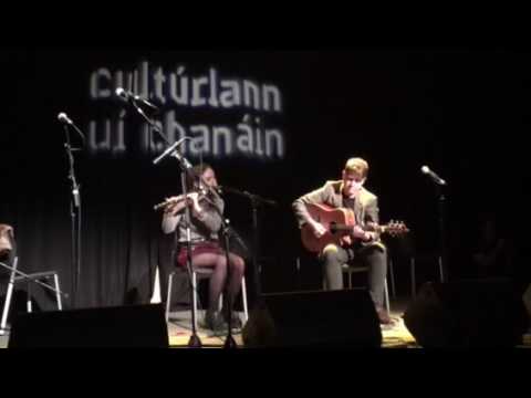 Savannah Donohoe Cavan with Charlie Galloway guitar in Derry