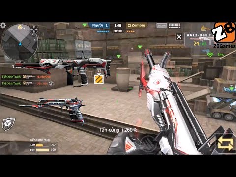 Crossfire Legend 2.0 : AA 12 - Hell Fire - VIP - Hero Mode X - By Tiến Zombie V4