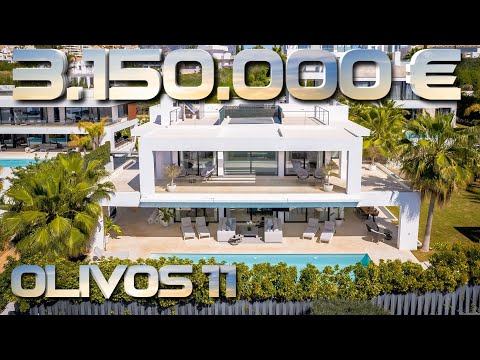 €3,150,000 OLIVOS 11 | Luxury Villa in a Prestigious Gated Community in Marbella | 4K
