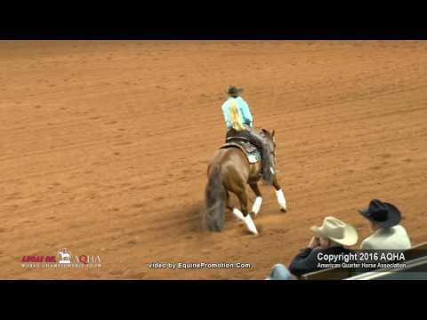 SKEETS WHIZARD ridden by AMY R STONEY  - 2016 AQHA World Show (Am Reining, FINALS)