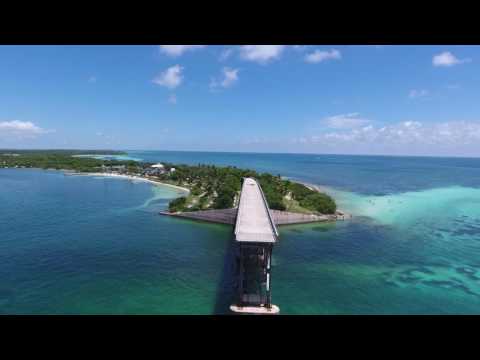 Old Abandoned Highway Bridge Florida Keys