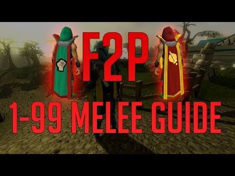 Runescape 3 - Free to Play 1-99 Melee guide 2019