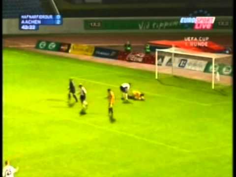Hafnarfjördur - Alemannia Aachen Highlights UEFA-Cup 2004 1. Runde Hinspiel 16.09.2004