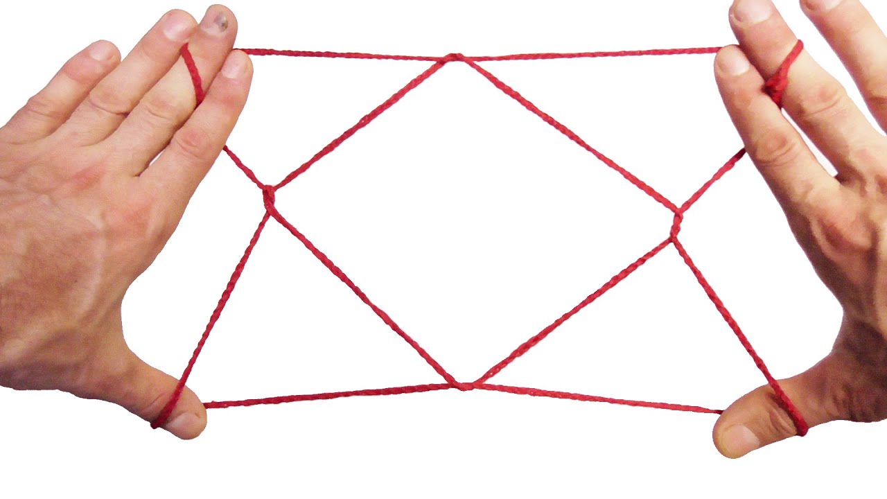 String Tricks! How To Make A 1 Diamond Jacobs Ladder