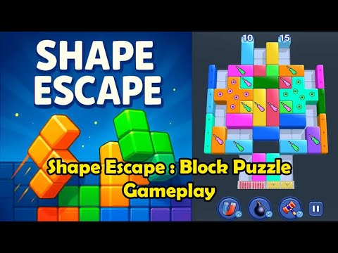 Shape Escape Block Puzzle Game Gameplay - YouTube