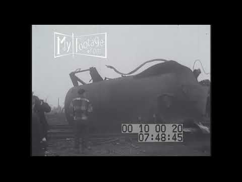 1960 Bakersfield Train Crash Site Debris (Silent)