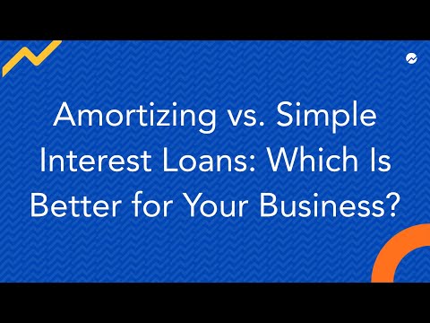 Fundera Whiteboard Series: Amortizing vs Simple Interest Loans